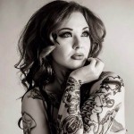 22 Gorgeous Tattooed Models In Black & White